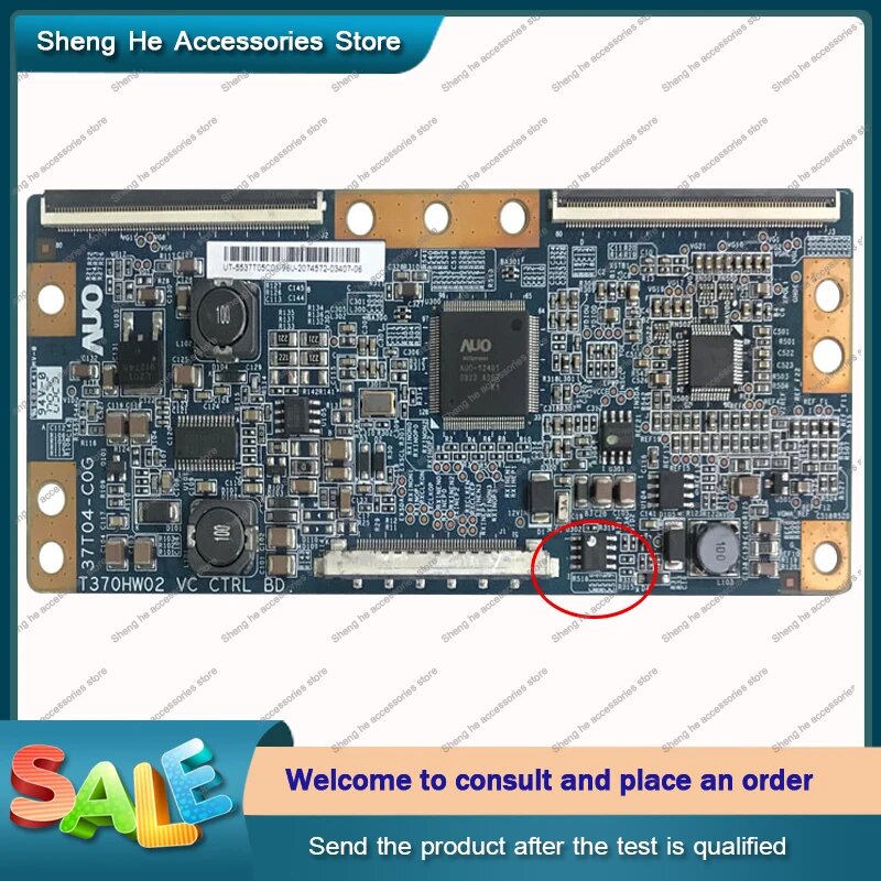 Для LA37B530P7R S3731K Плата Tcon T370HW02 VC CTRL BD 37T04-C0G 37T04-CoG 37 дюймов с микросхемой