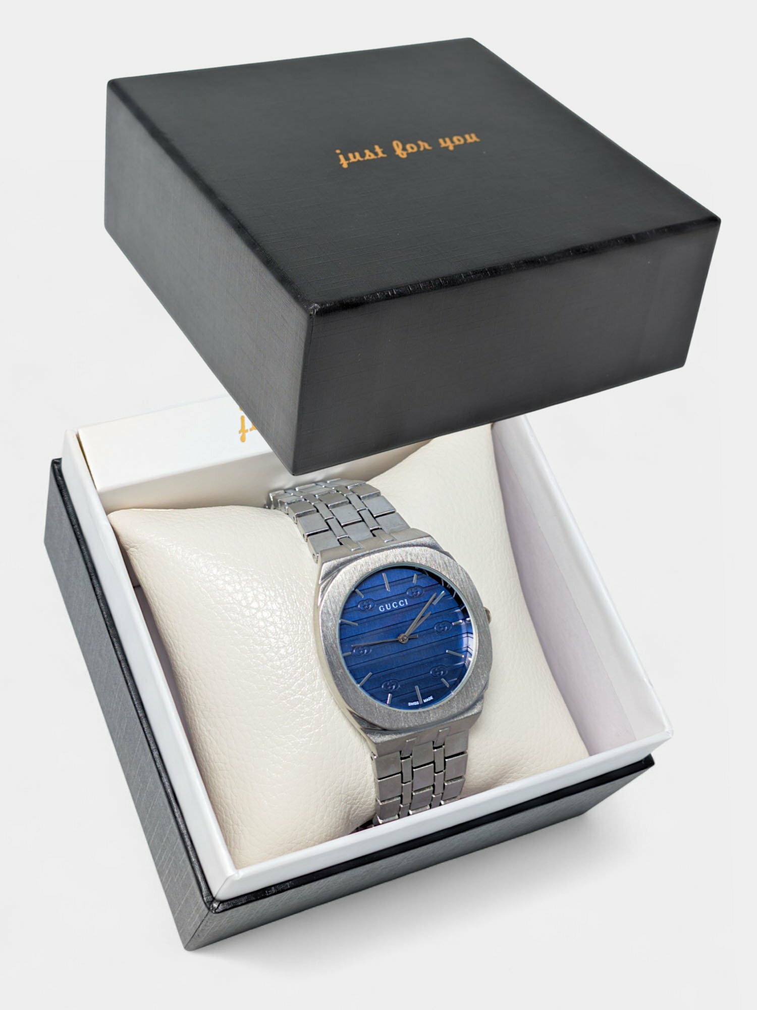 Наручные часы GUCCI Classic, синий/белый