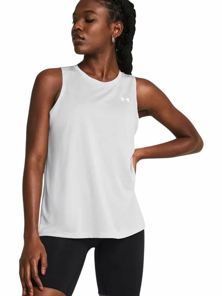 Майка спортивная Under Armour Tech Tank Twist, размер LG, серый