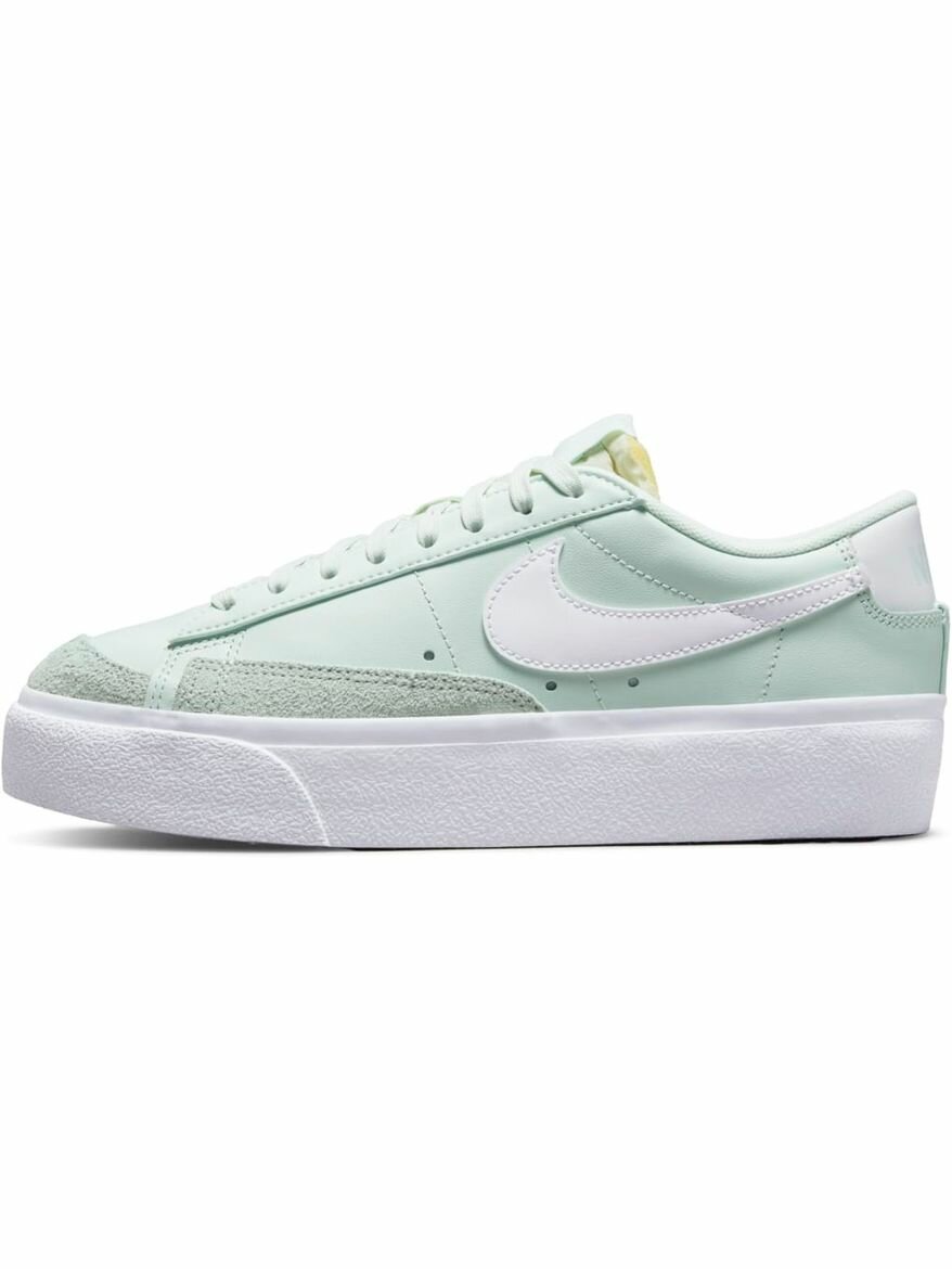 Кроссовки NIKE Blazer Low Platform, полнота F, размер 7 US, зеленый,