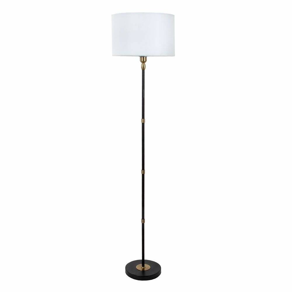Торшер Arte Lamp Jamie D400xH1690 мм E27 цвет черный арт. A4090PN-1BK