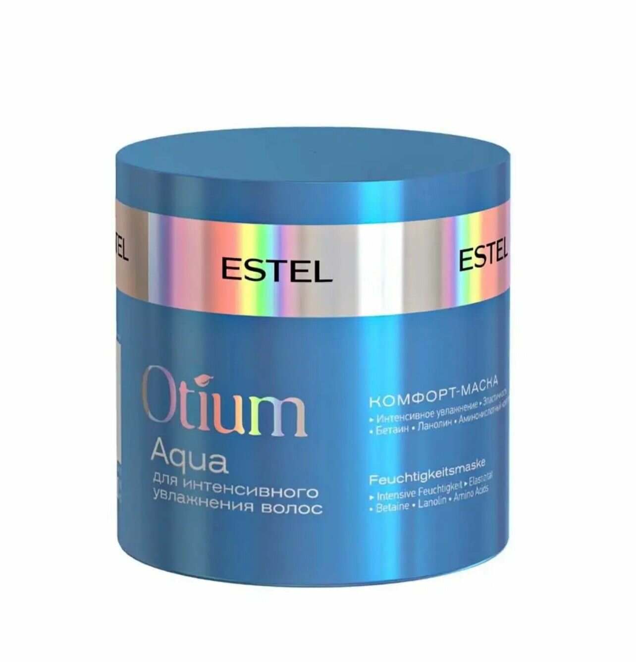 ESTEL OTIUM AQUA Комфорт-маска для интенсивного увлажнения волос, 300 мл, банка