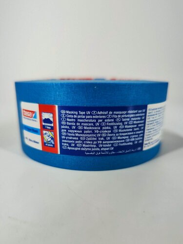 Изображение товара Лента малярная для идеально ровных краев УФ 1 неделя Tesa синяя 4431-00 (50мм*50м) упак (3 шт)