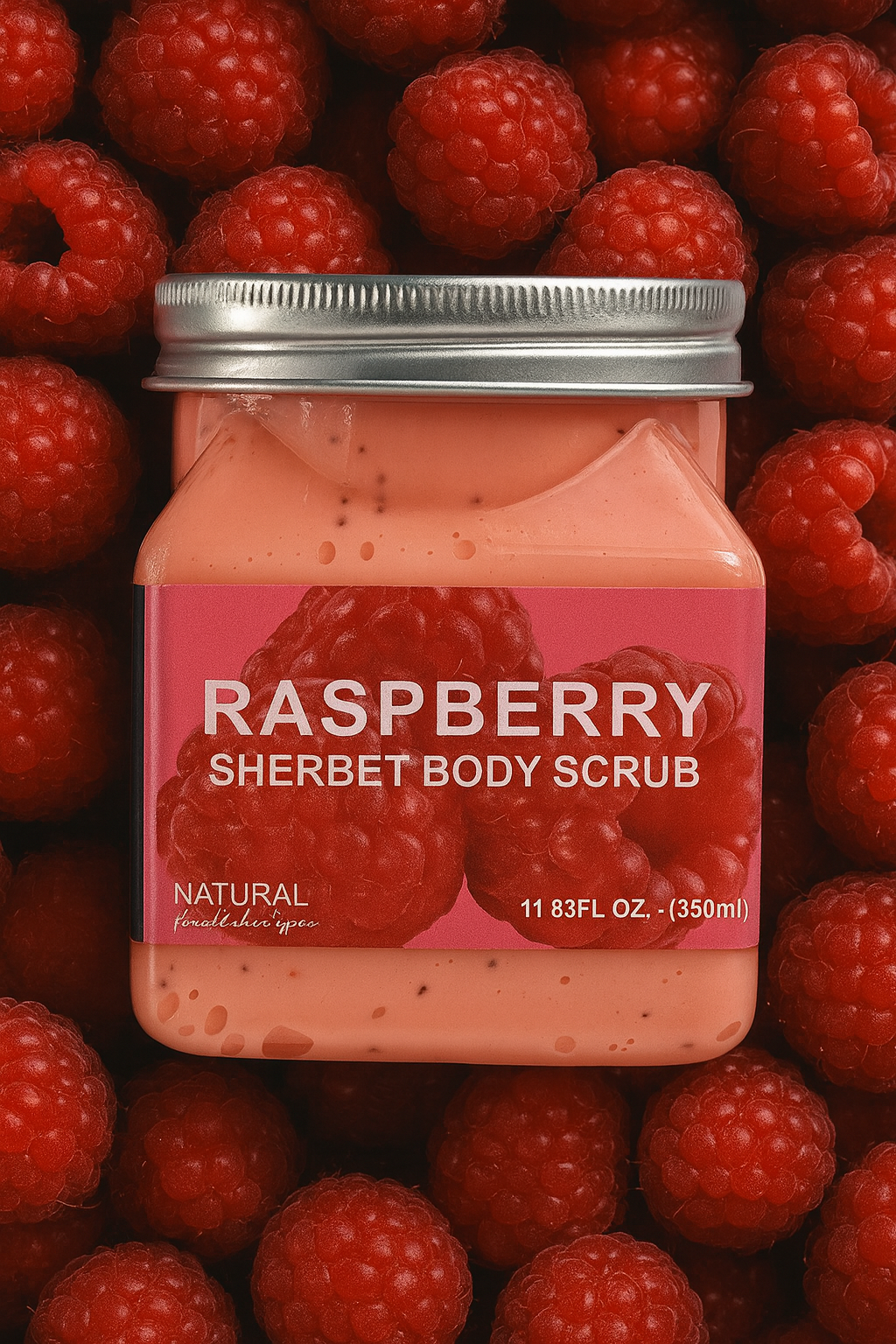 Скраб для тела и лица очищающий пилинг Sherbet Body Scrub, 350 мл