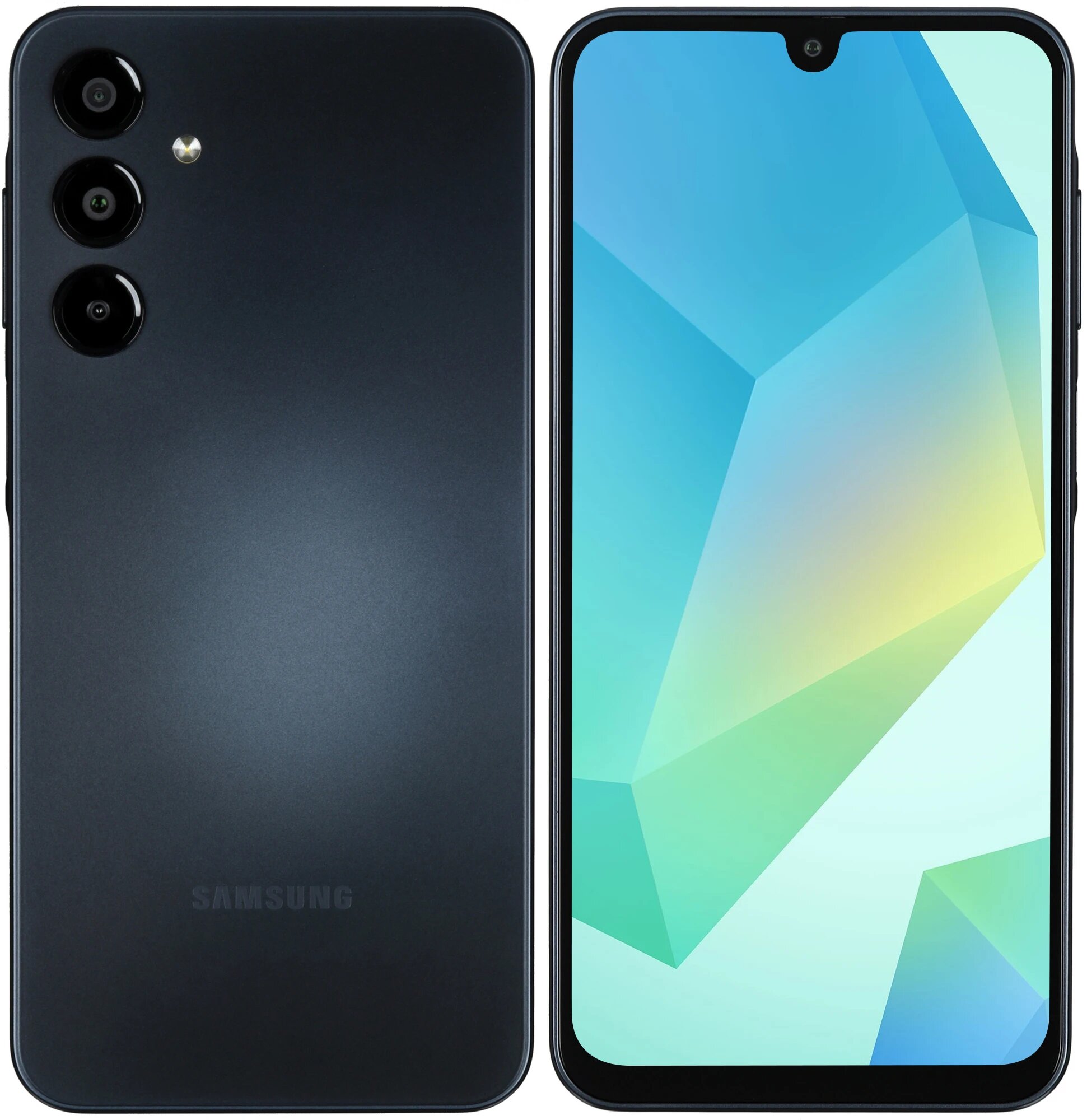 Смартфон Samsung Galaxy A16, экран 6.7", 128 Гб, Bluetooth, черный — фото 1