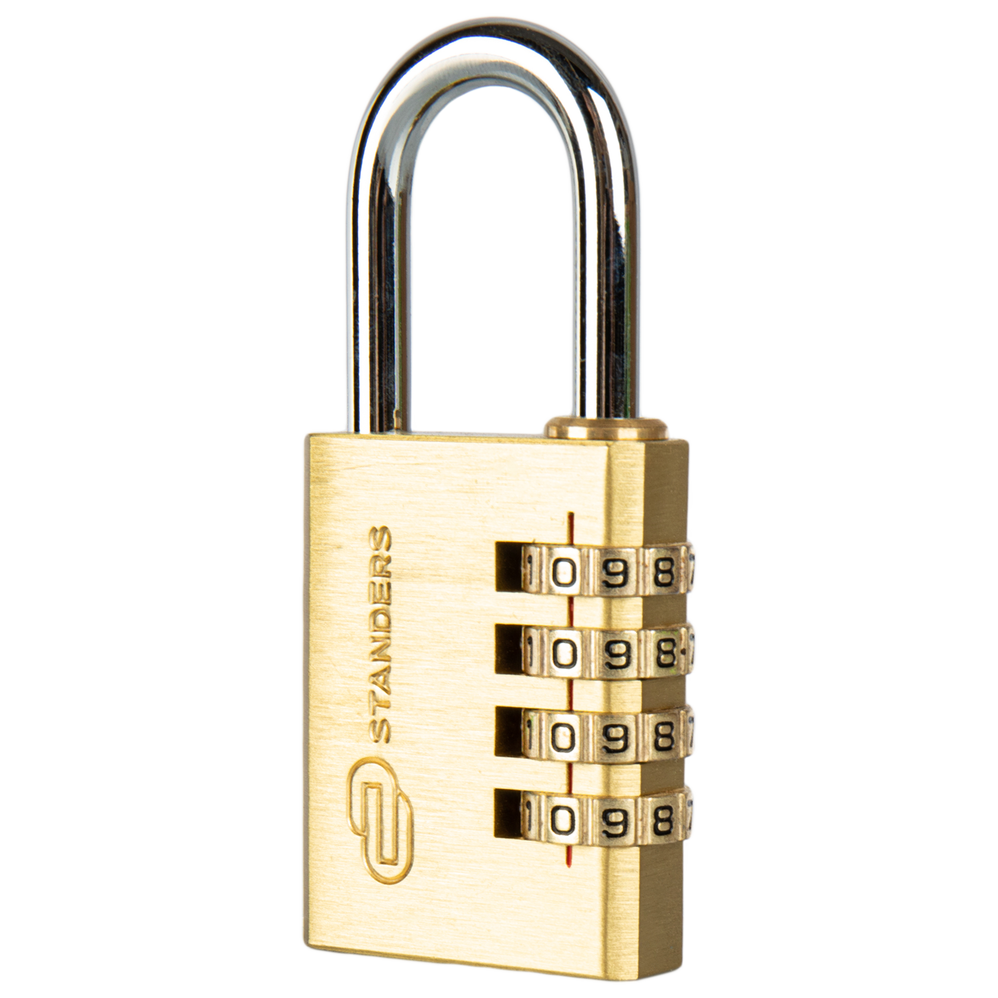 Замок кодовый Standers 40 мм латунь