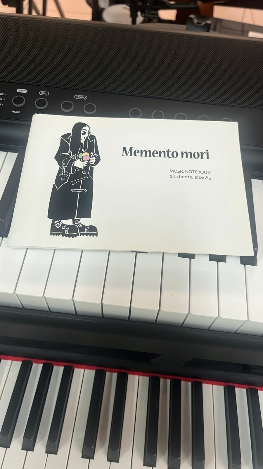 Нотная тетрадь Ozzy 'Memento mori' формат А5 24 листа