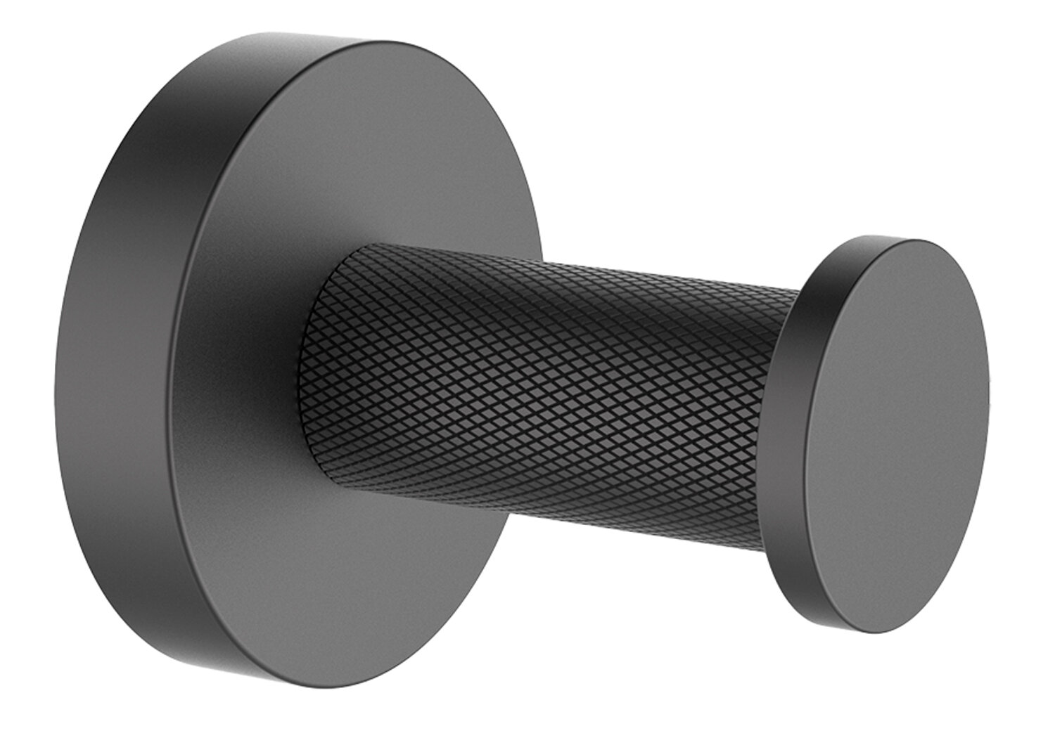 Крючок одинарный для полотенца из латуни Vieir V5501-G графит