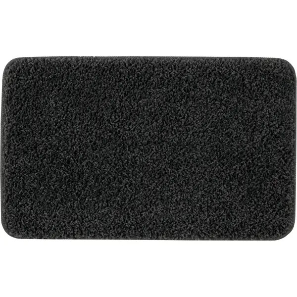 Коврик Rio DG-009 45x75 см полипропилен цвет темно-серый