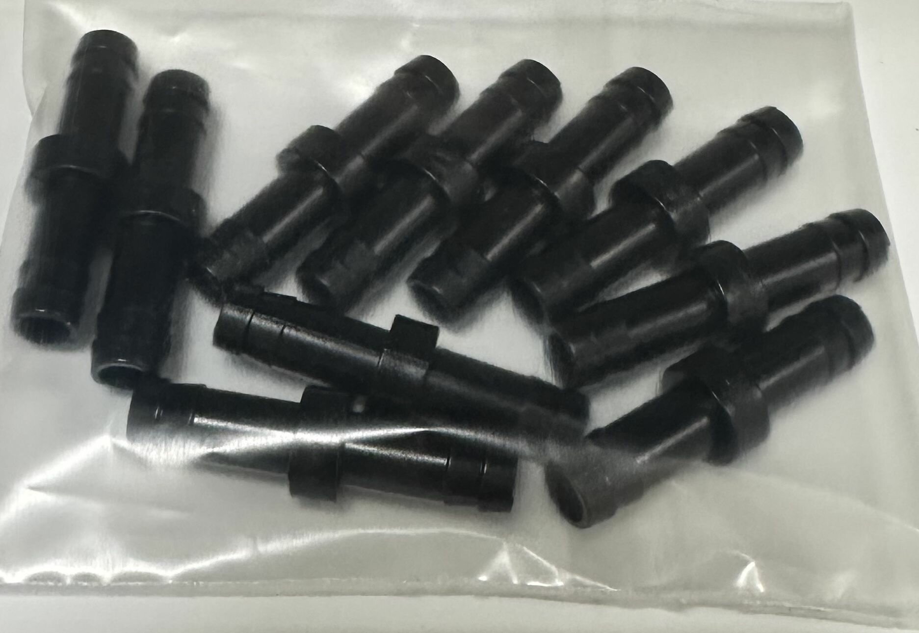 Соединитель шланга пластиковый 10шт