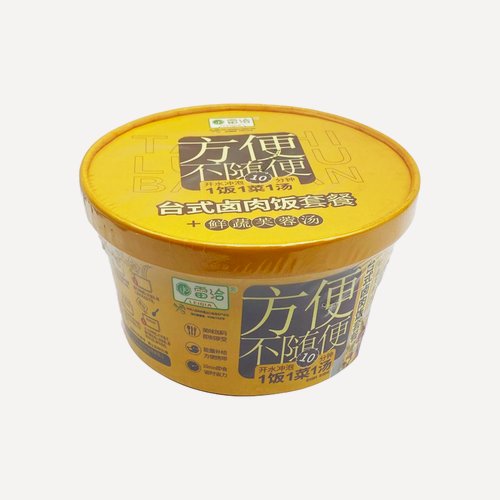 Изображение товара Рис быстрого приготовления LeiQia со вкусом тушеной свинины в тайваньском стиле 169 г, Китай
