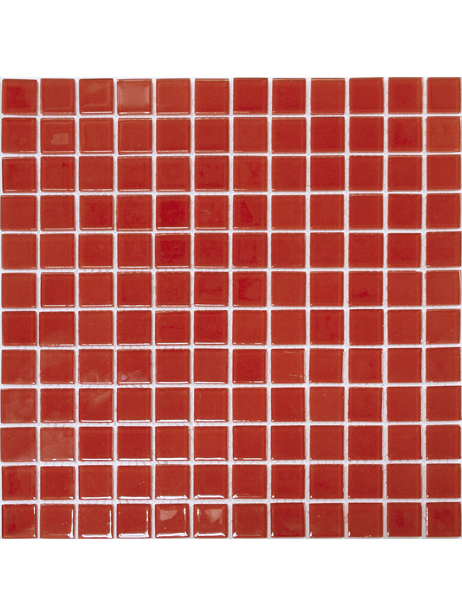 Стеклянная плитка мозаика Natural Color palette на сетке размер листа 322х322 мм чип 25х25 мм толщина 35 мм