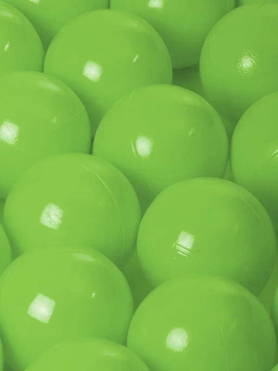 Шарики для сухого бассейна BabyStyle пластиковые 8 шт 7 см (зеленый) 2-271-2022