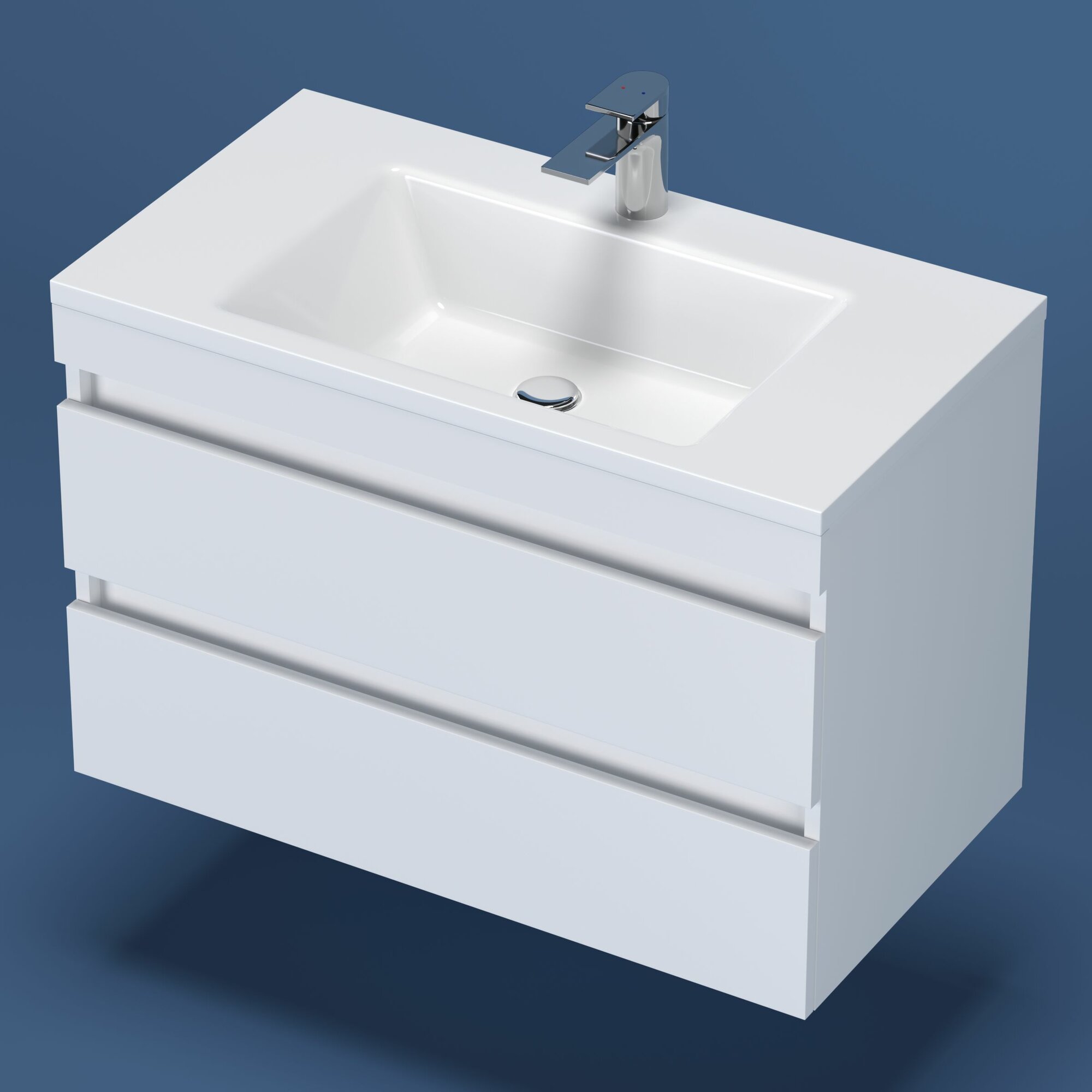 Раковина в ванную комнату Энигма 80, белый