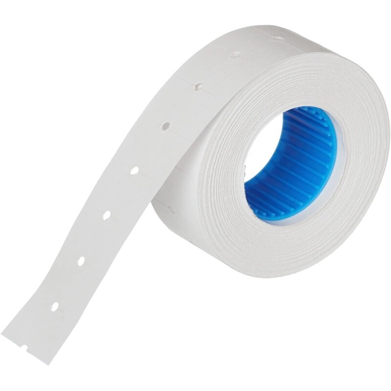 Этикет-лента 215х12 белая прям 1000шт/рул 10рул/уп