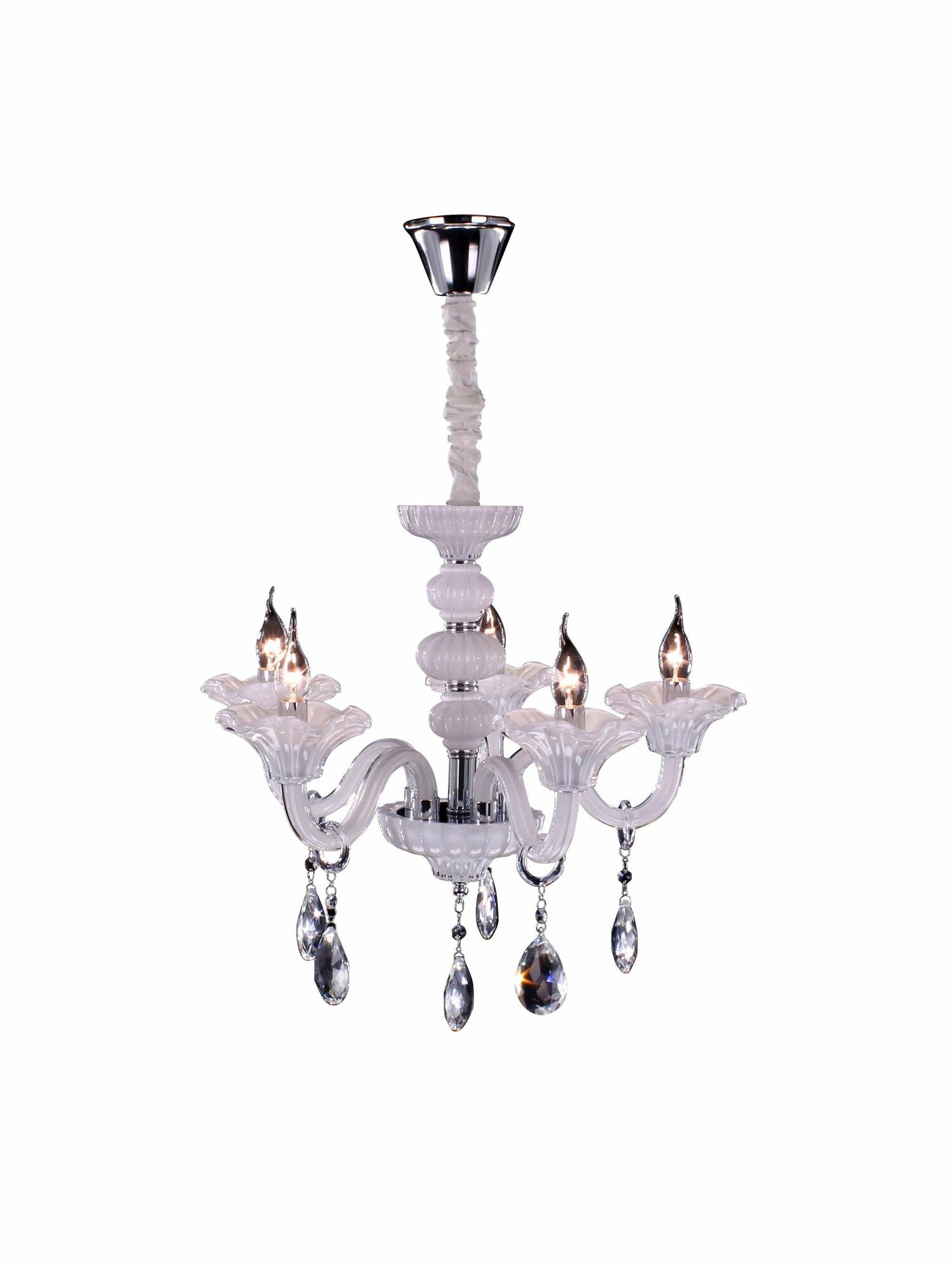 Люстра стеклянная подвесная Citilux Ирида CL351150 отолочная люстра 5 рожков Е14 неоклассика