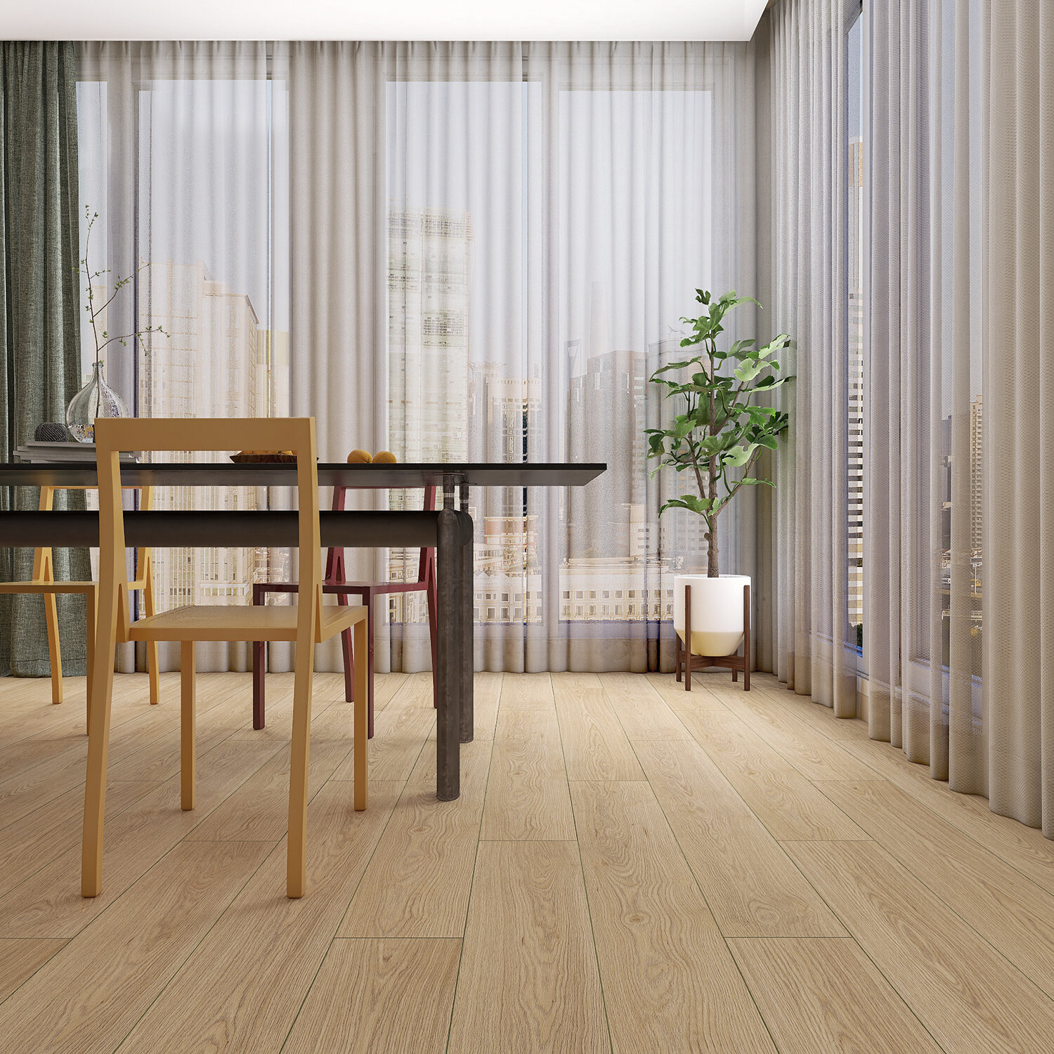 Ламинат Swiss Krono INTELLEKT Дуб Виейра 33 класс 12мм  1 318 кв м 