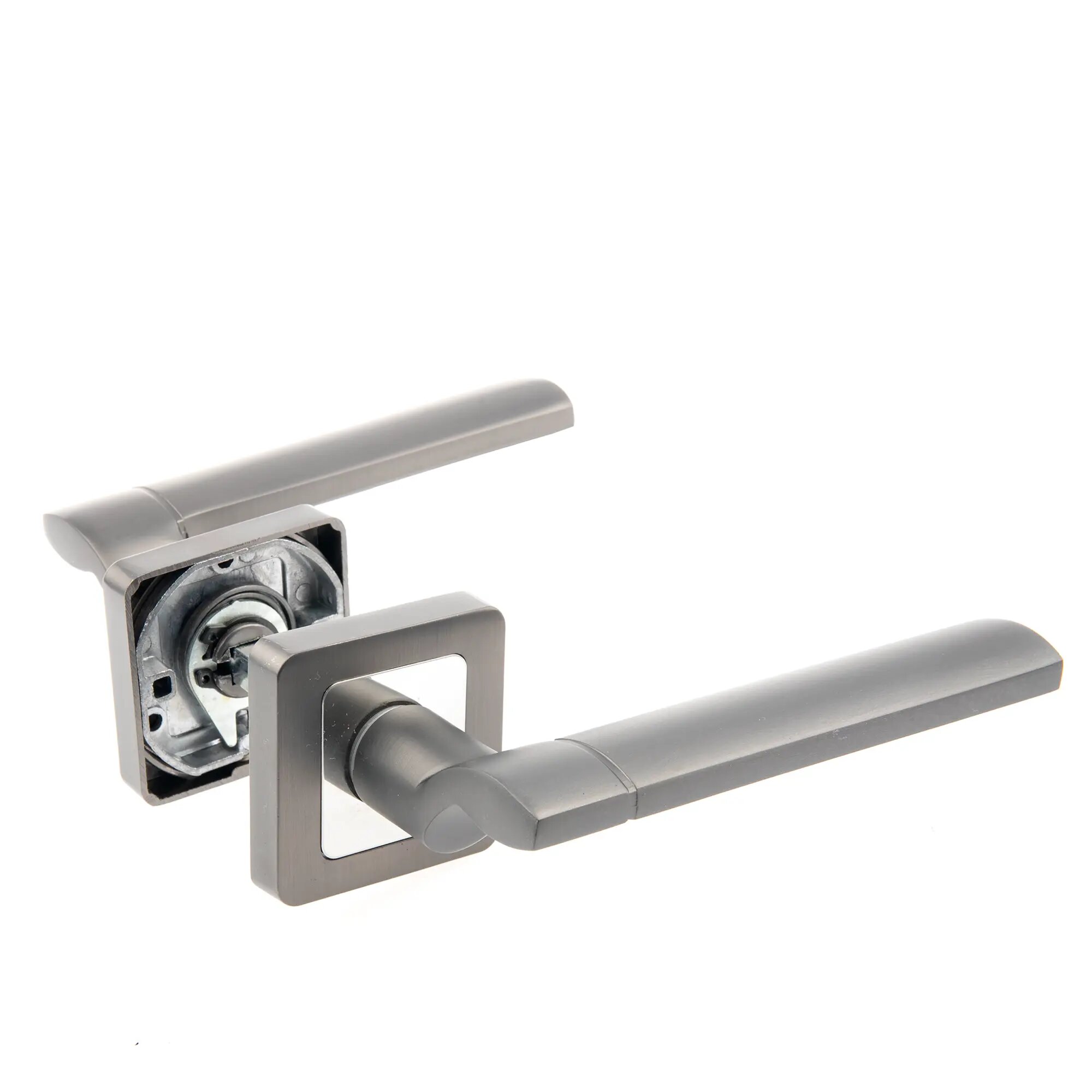 Дверные ручки Armex H-22092-А-GRF без запирания цвет графит