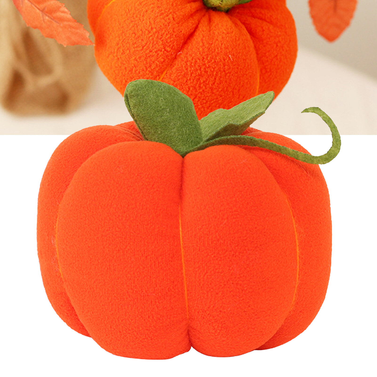 Плюшевая игрушка-тыква имитация ярких цветов мягкие тыквы тканевый орнамент для Хэллоуина товары для вечеринок домашний декор стола 12x12x10 см/47x47x39 дюйма