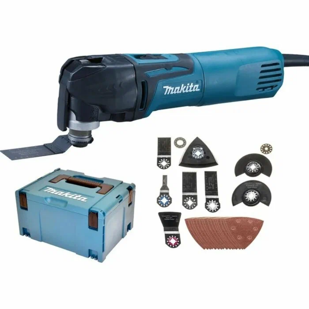 Реноватор Makita TM3010CX4J 320 Вт с набором инструментов из 41 штуки