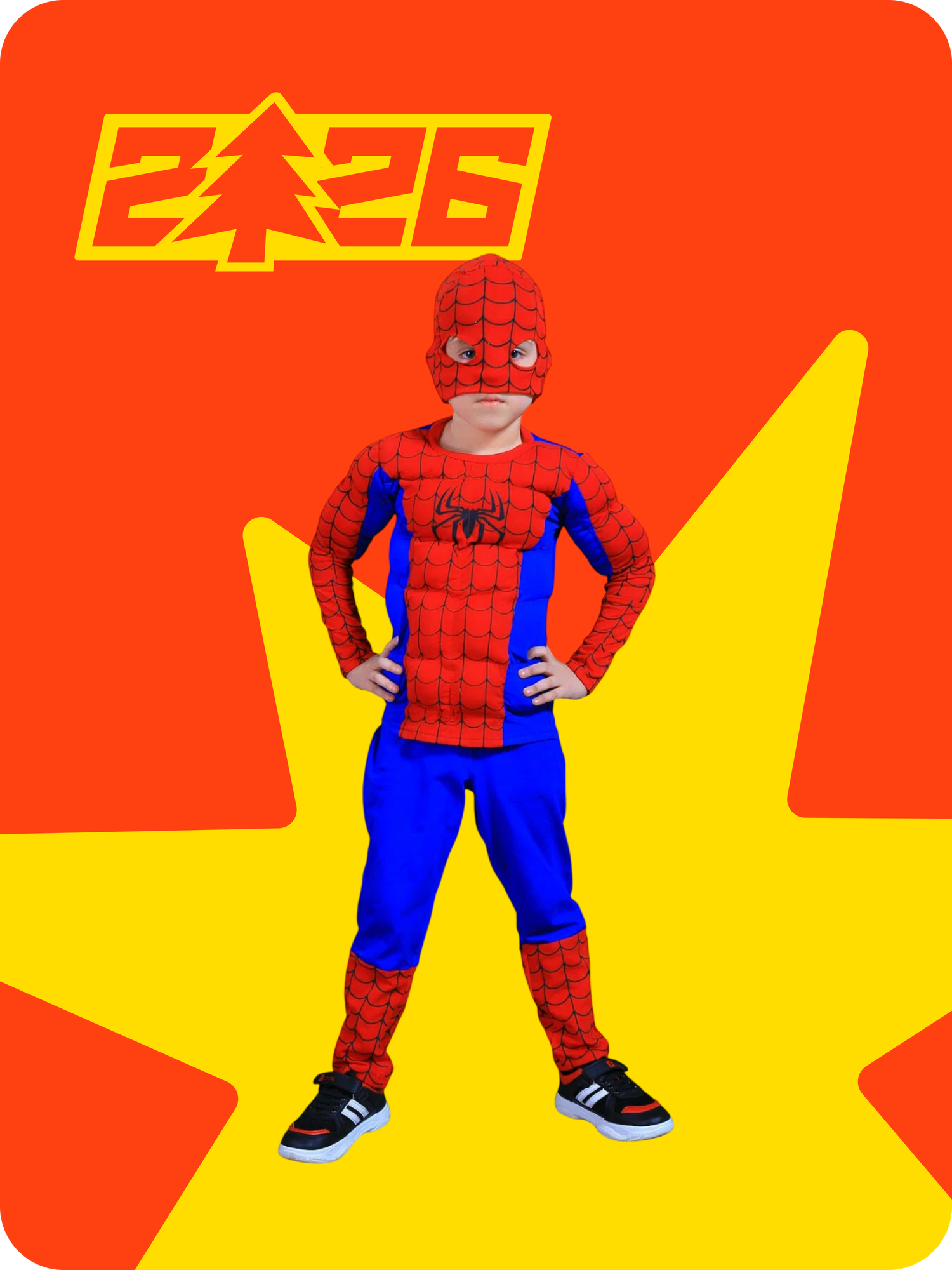 Костюм карнавальный UMNO BRAND "Человек Паук", для мальчиков