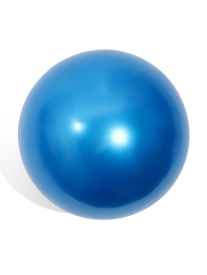 Мяч для художественной гимнастики FIG Металлик, d=15 см, синий