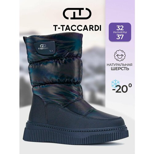 фото Дутики t.taccardi весна-лето 2026, размер 32 р. - 20,5 см, черный