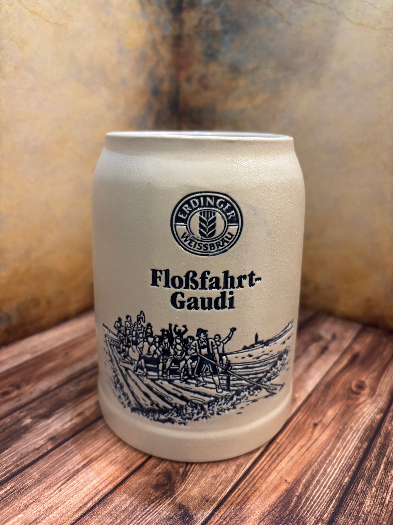 Пивная кружка керамическая FloBfahrt-Gaudi Erdinger/ФлоБфарт-Гауди Эрдингер 500 мл