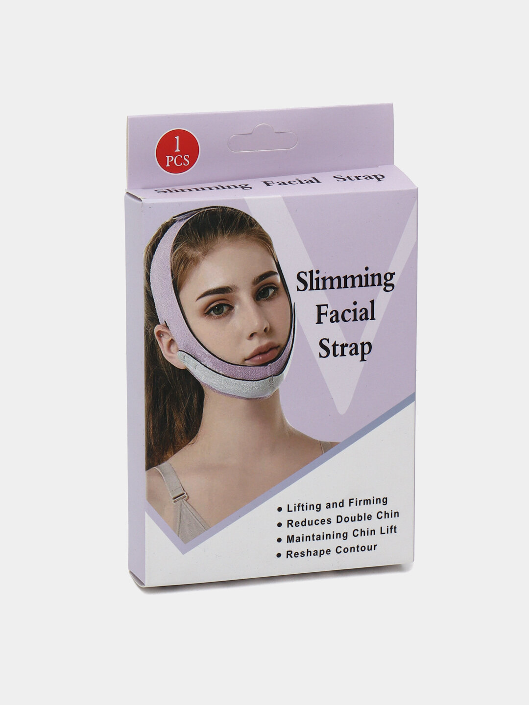 Подтягивающий и уменьшающий второй подбородок пояс для лица Slimming facial strap