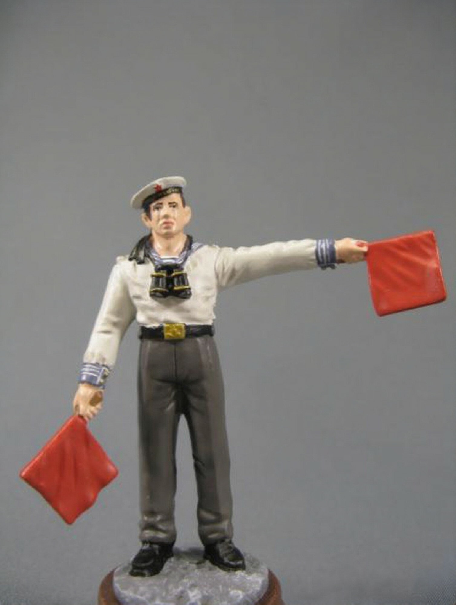 Оловянный солдатик Старший краснофлотец-сигнальщик в летней форме, 1941-1943 гг.