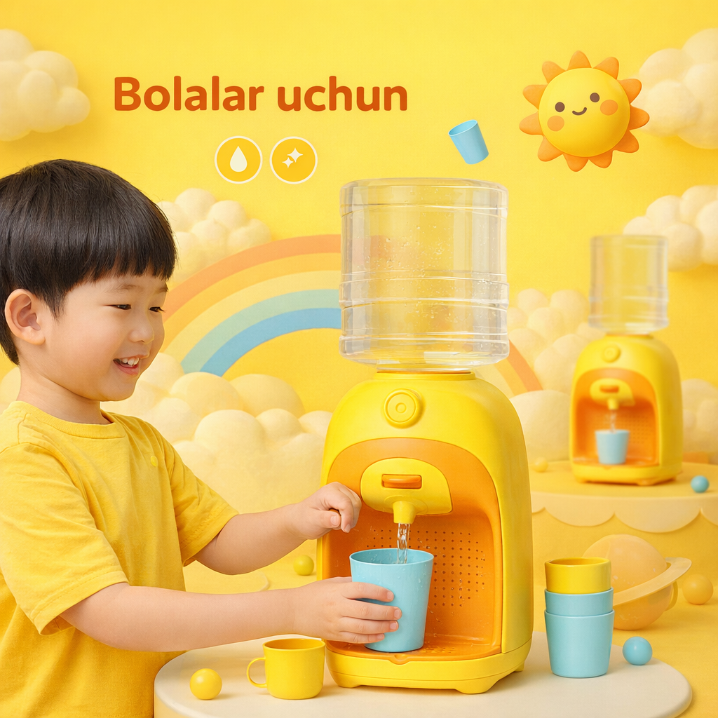 Детский мини-кулер, мини-дозатор воды, отличный подарок детям