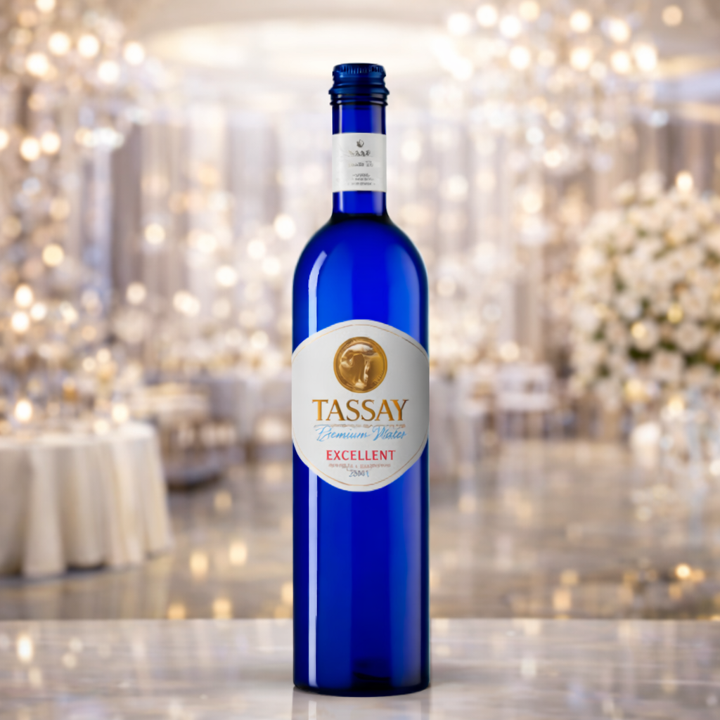 Вода минеральная TASSAY "Premium Emerald", газированная, 0,75л