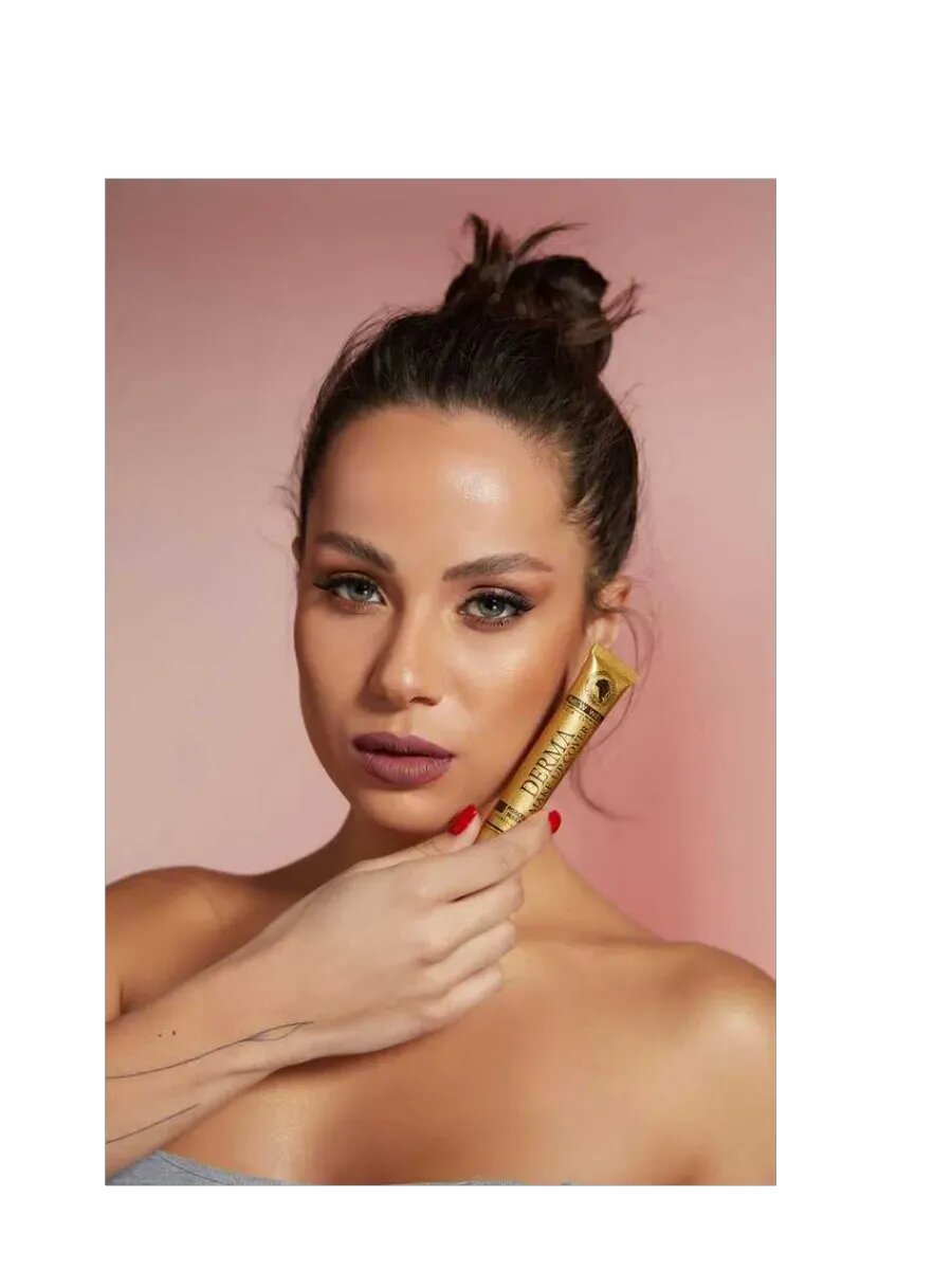 Тональный крем Derma Make Up Cover New Well copper, SPF15, бархатное покрытие 30 мл.