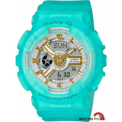 фото Наручные часы casio baby-g, бирюзовый