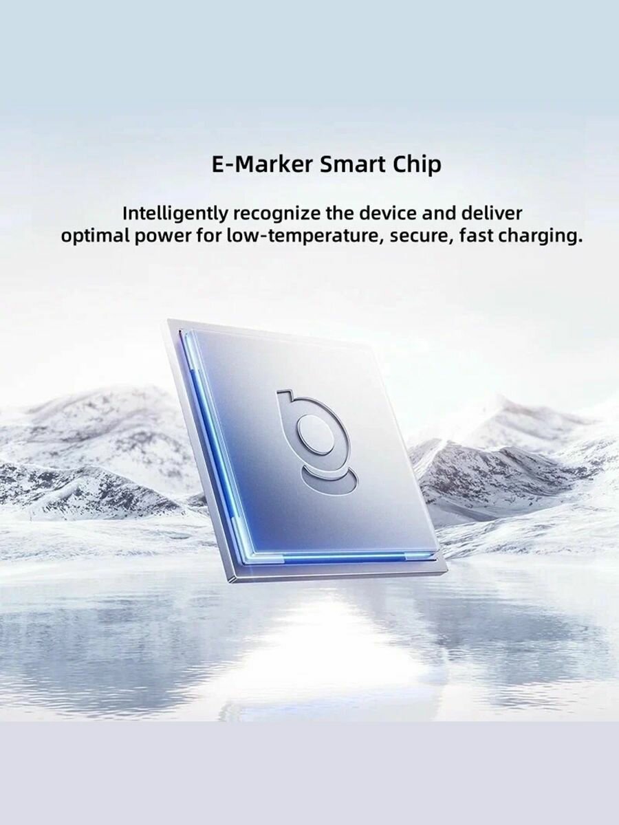 Кабель Baseus Fast Charging Type-C to Type-C 100Вт 2м, белый — фото 1