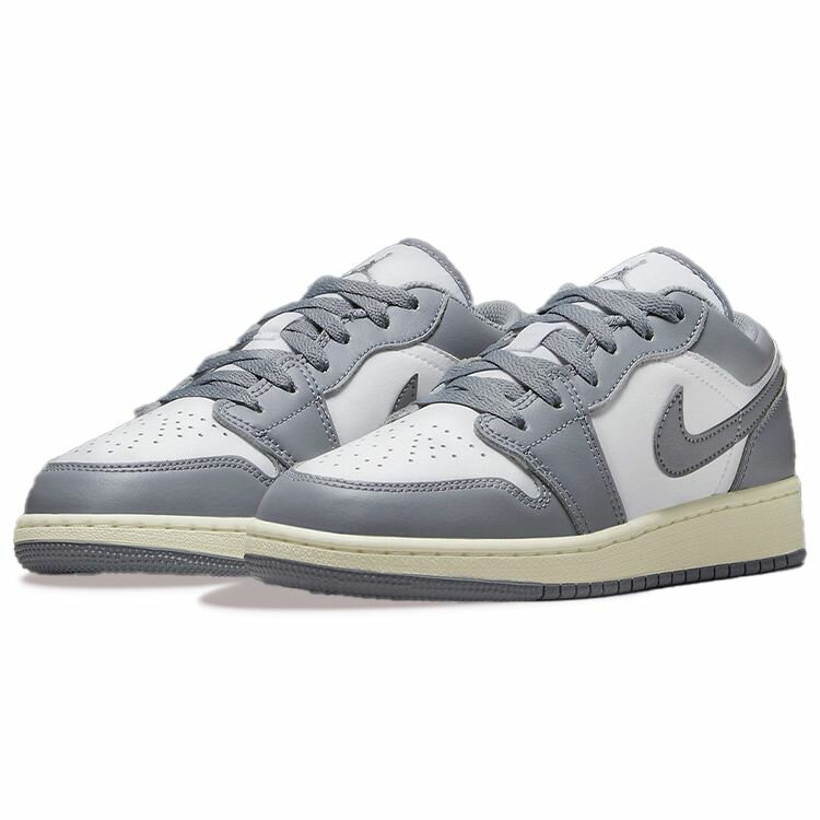 Кроссовки NIKE Air Jordan 1 Low, размер 24 СМ, vintage grey