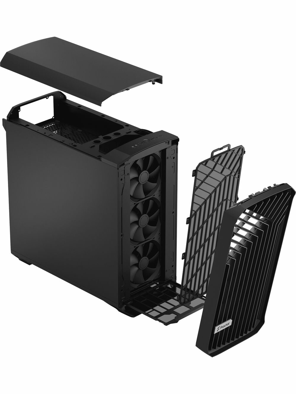 Корпус eATX Fractal Design FD-C-TOR1A-05 черный, без БП, USB 3.1 Gen 2 Type-C, 2xUSB 3.0, audio - фото №11