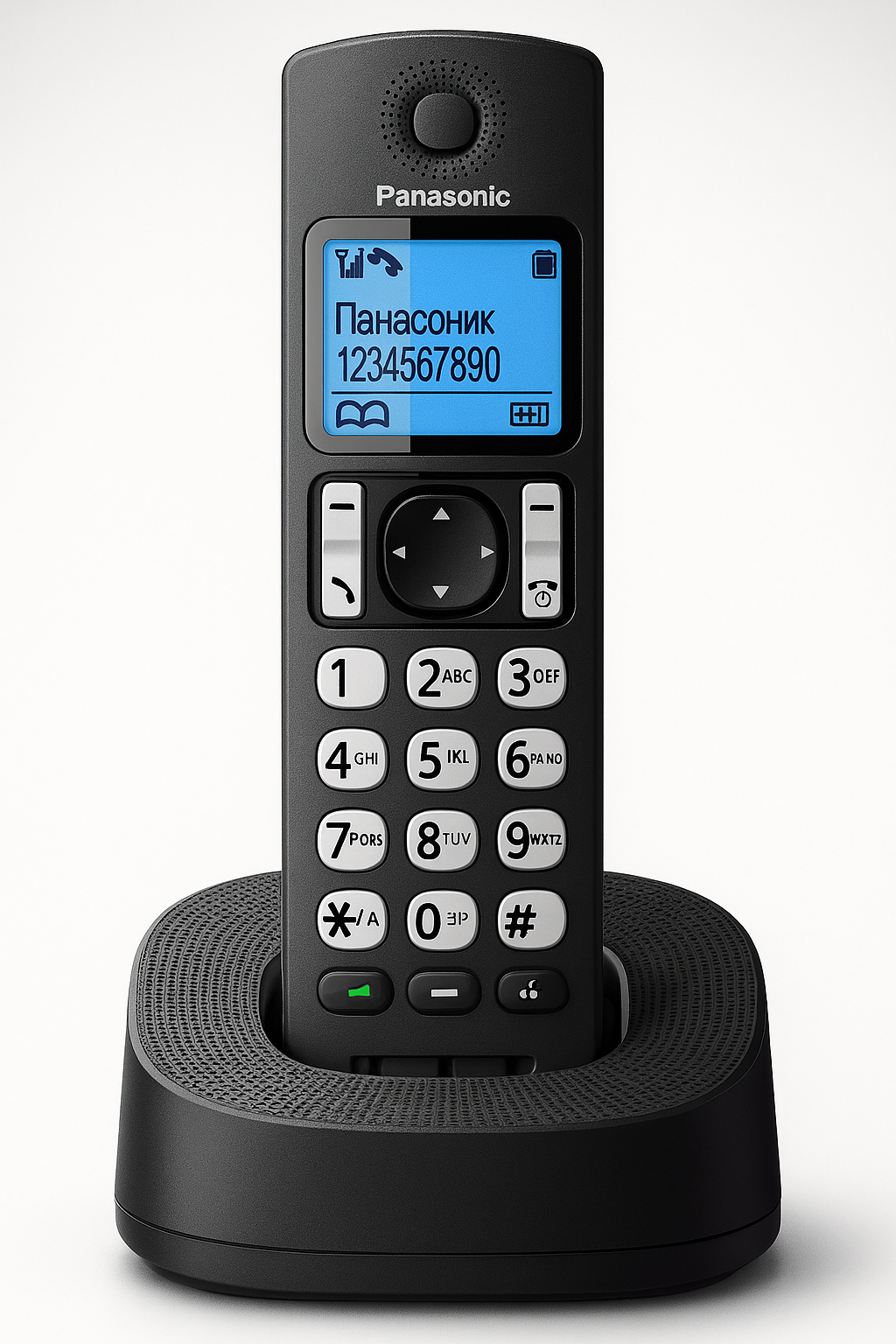 Радиотелефон Panasonic KX-TGC310RU, с автоответчиком, громкой связью, определителем номера