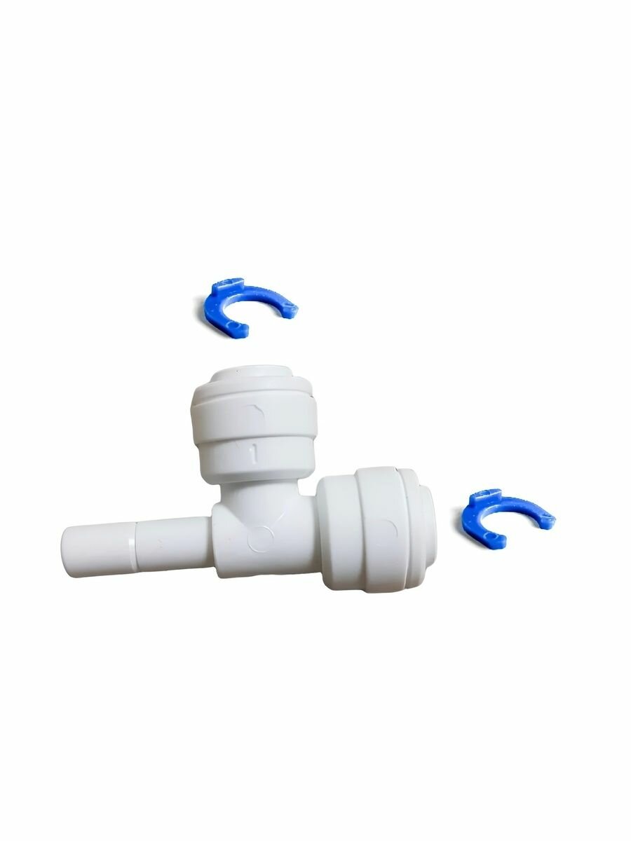 Тройник T-образный Organic стержень 1/4"- трубка 1/4"- трубка 1/4"