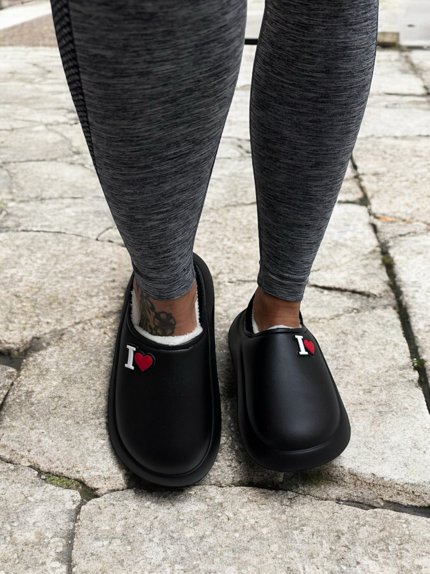 Сабо KIRAZ HOME сабо утепленные, размер 39, черный — фото 1