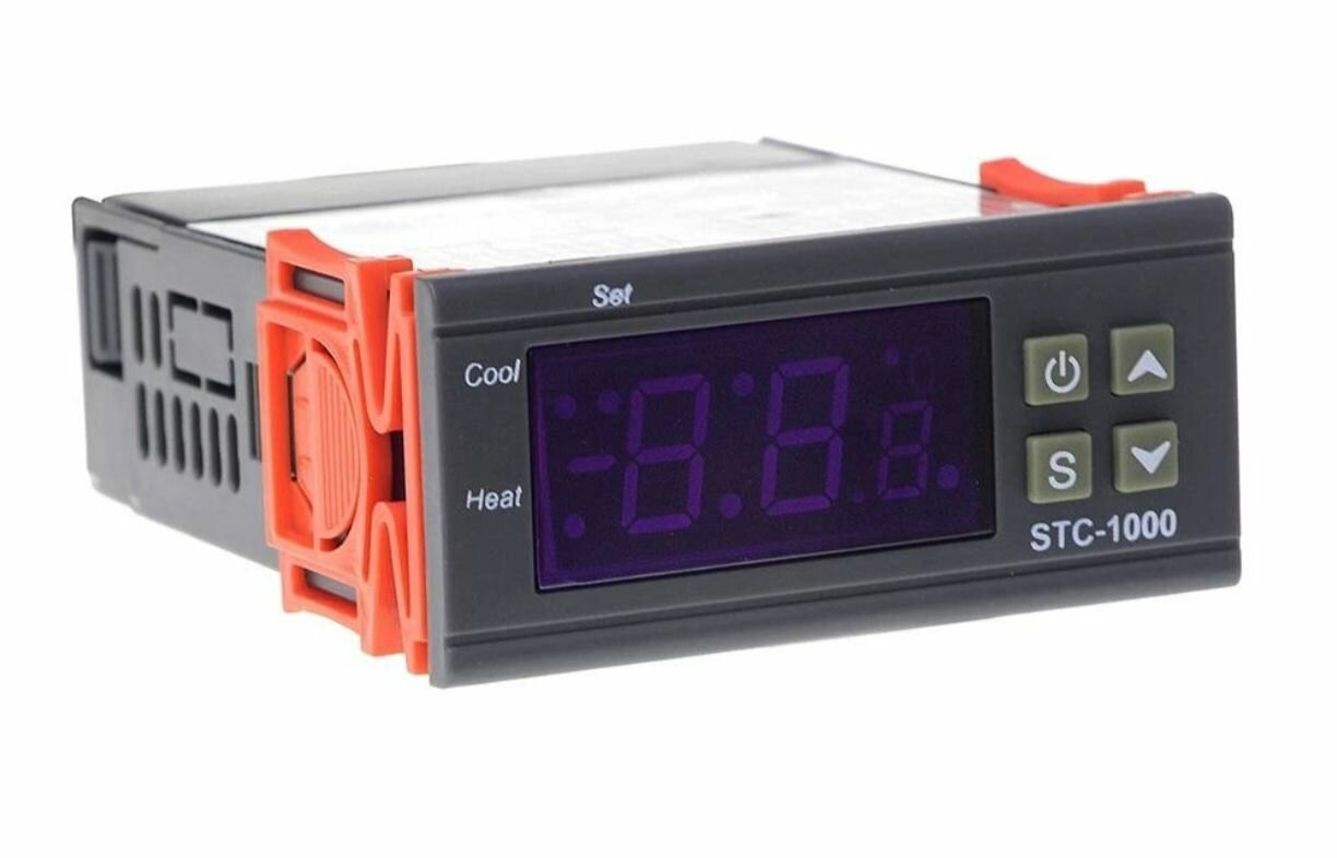 Терморегулятор/термостат, STC-1000, 12v, контроллер температуры с датчиком