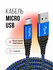 Кабель Topk USB - micro USB для быстрой зарядки и передачи данных...