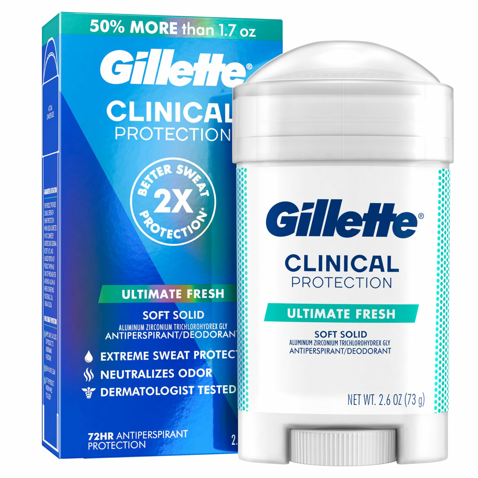 Gillette Clinical США антибактериальный, антиперспирант с максимальной защитой от пота на целых 72 часа!