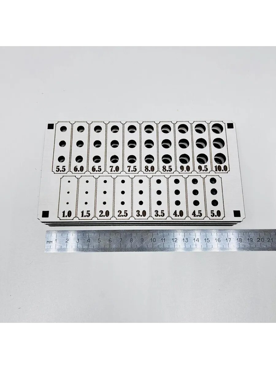 Подставка под сверла по металлу 1.0-10.0 мм — фото 1