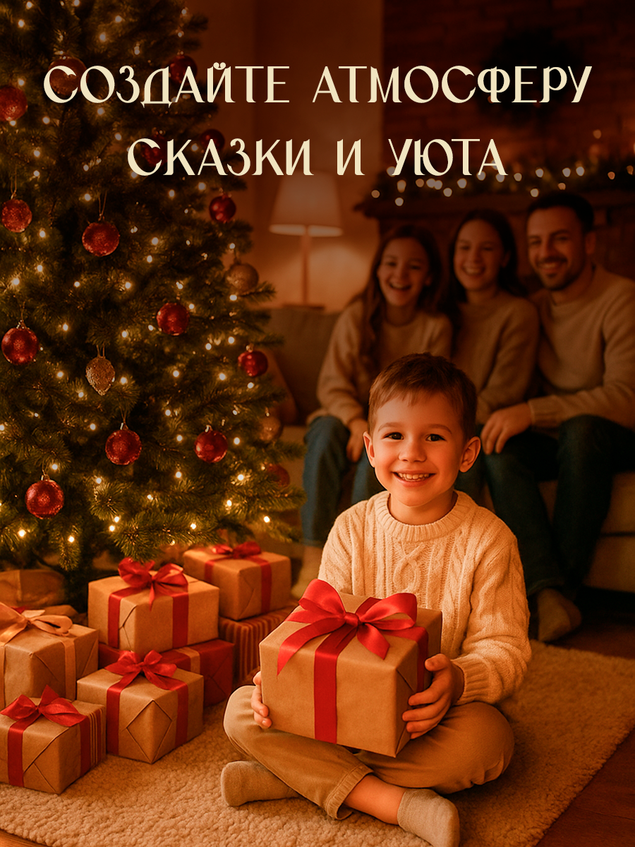 Ёлочные игрушки «Северный олень», шары новогодние, d=6 см, набор 8 шт, синий — фото 1