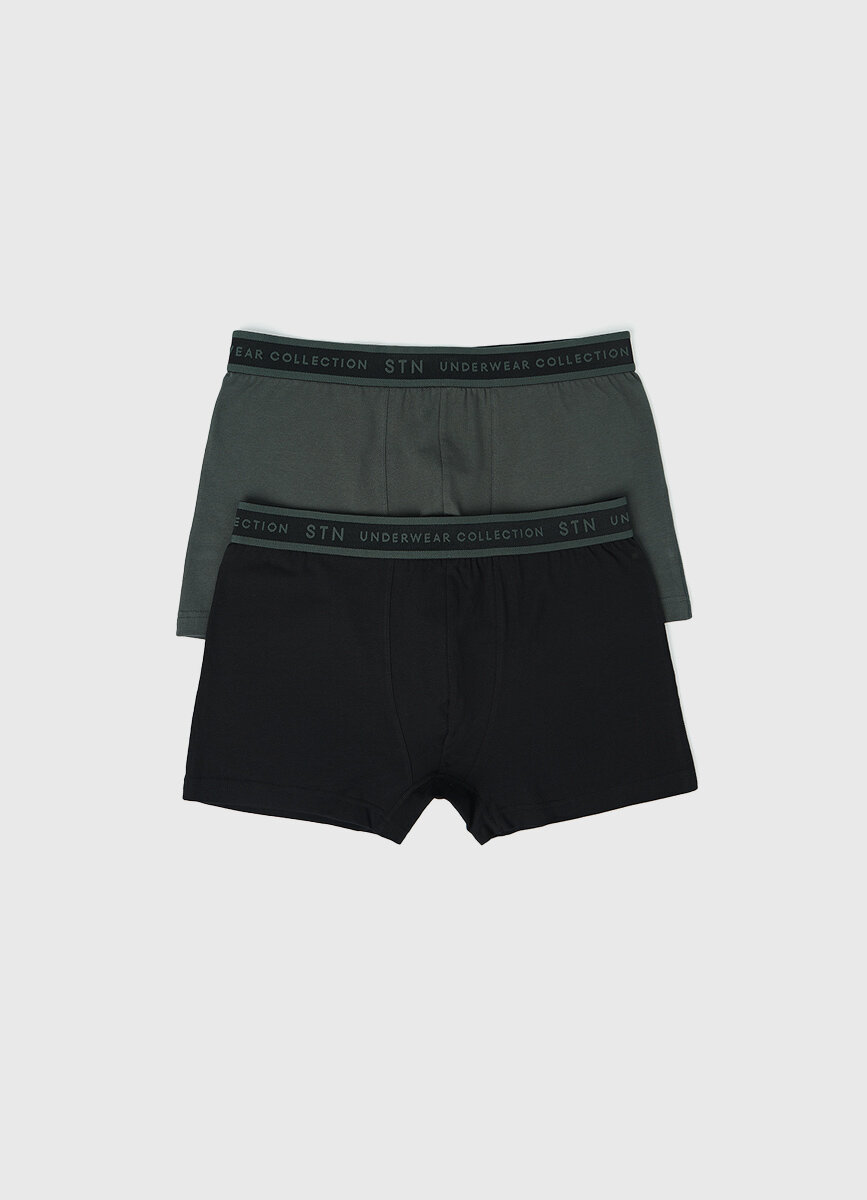 Трусы O'STIN, комплект из 2 шт., размер L, черный