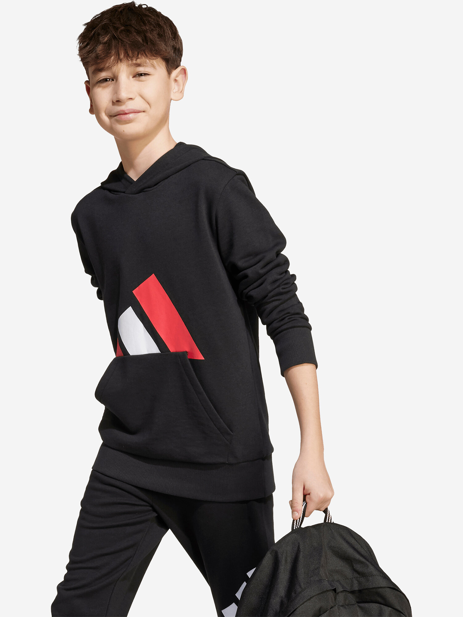 Худи adidas, размер 152, черный