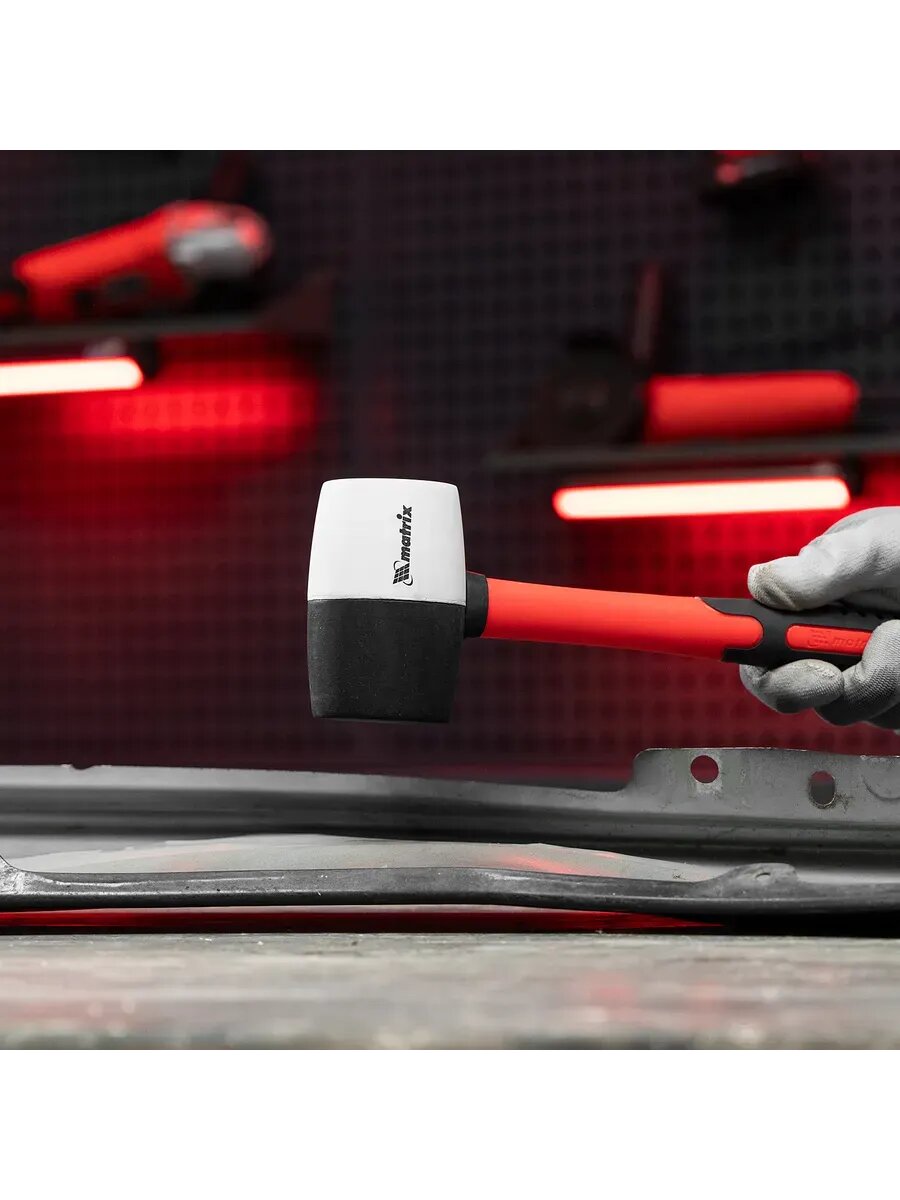 Киянка резиновая для плитки 450 г фиберглас — фото 1