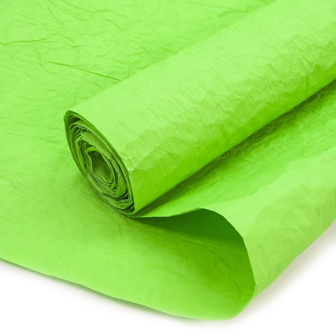 Упаковочная бумага Дон Баллон жатая 40 г/м2 0.5х5 м пергамин салатовый