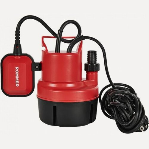 Изображение товара Насос дренажный Rommer OPTIMA, H-6м, Q-4.5м3/ч, кабель 10м, 250 Вт